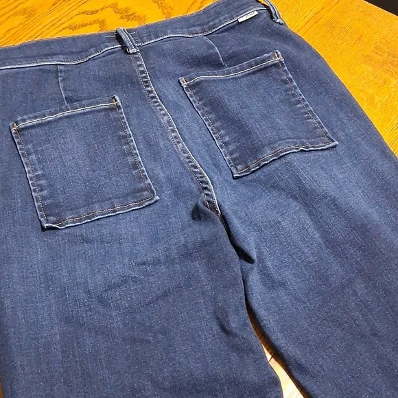 MOTHER Jeans Womens 27 BLUE Bootcut Boot Cut Preowned Used Pants FLARE FLARED - Picture 4 of 7